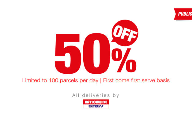 50% OFF Nationwide Delivery Rate [Public Trial]